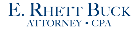 E. Rhett Buck, Attorney - CPA logo
